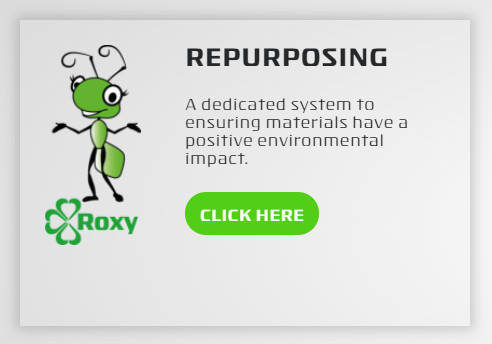 Repurposing. A dedicated system to ensuring materials have a positive environmental impact.